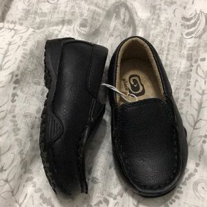 Toddler black loafers